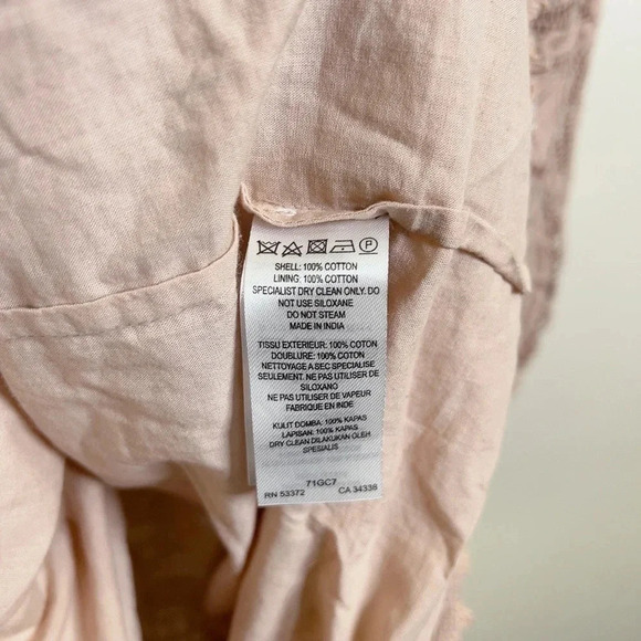 French Connection Lark Rise Crochet Dress  In Dusty Rose Color - Picture 13 of 14